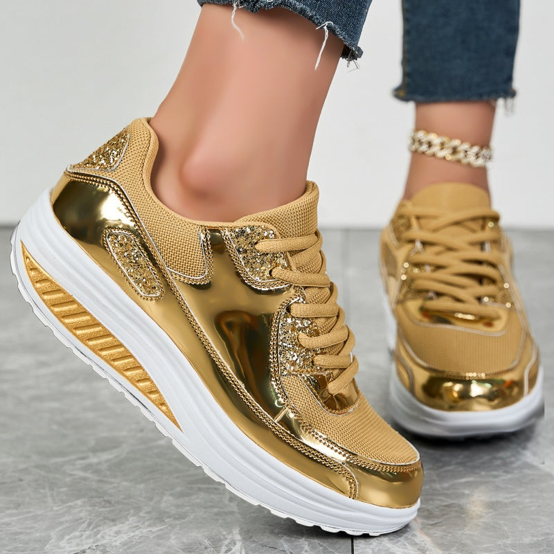 Andrea | Funkelnde Sneaker