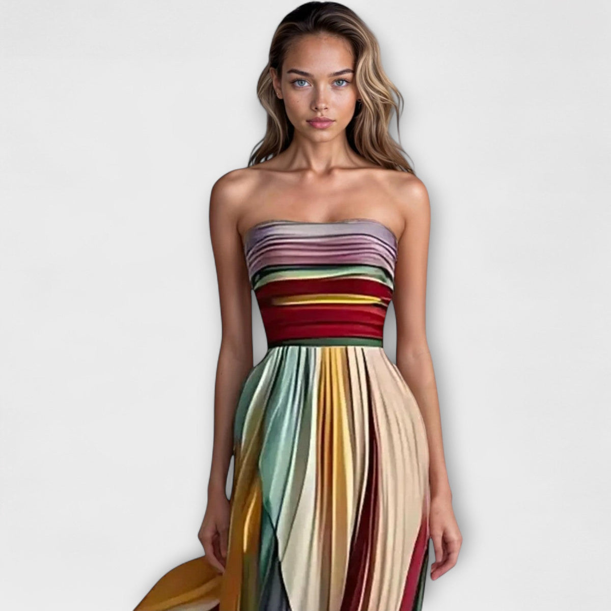 Flora | Langes Kleid aus weichem Premiumstoff