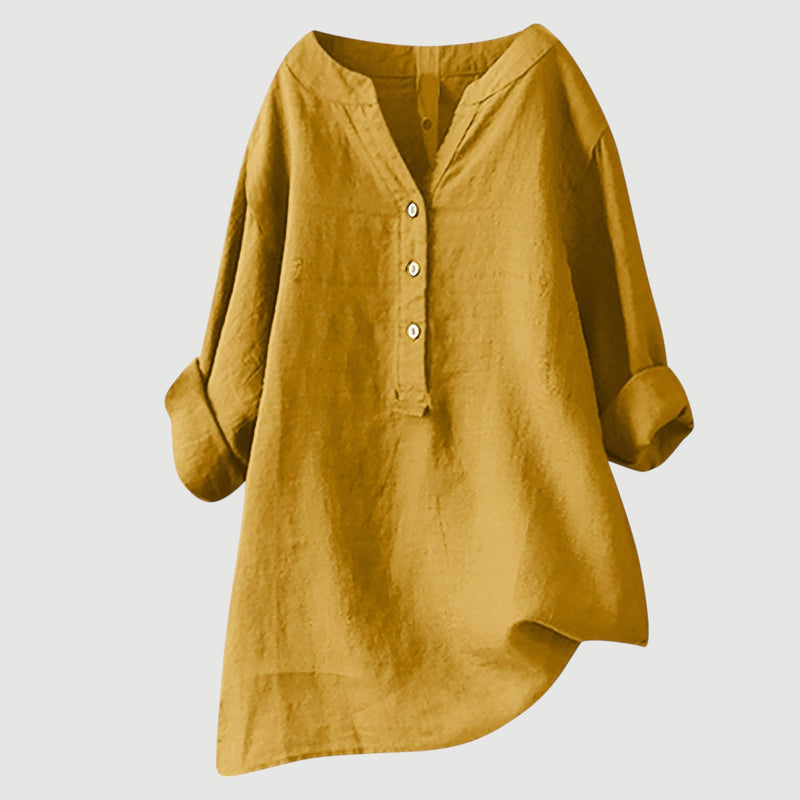 Women’s Lockere Leinenbluse | Elegant & Vielseitig