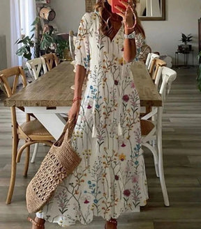 Rebecca | Luftiges Maxikleid Im Bohème-Stil