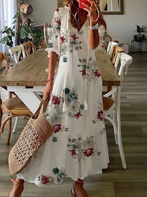 Rebecca | Luftiges Maxikleid im Bohème-Stil