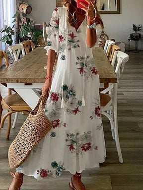 Rebecca | Luftiges Maxikleid Im Bohème-Stil